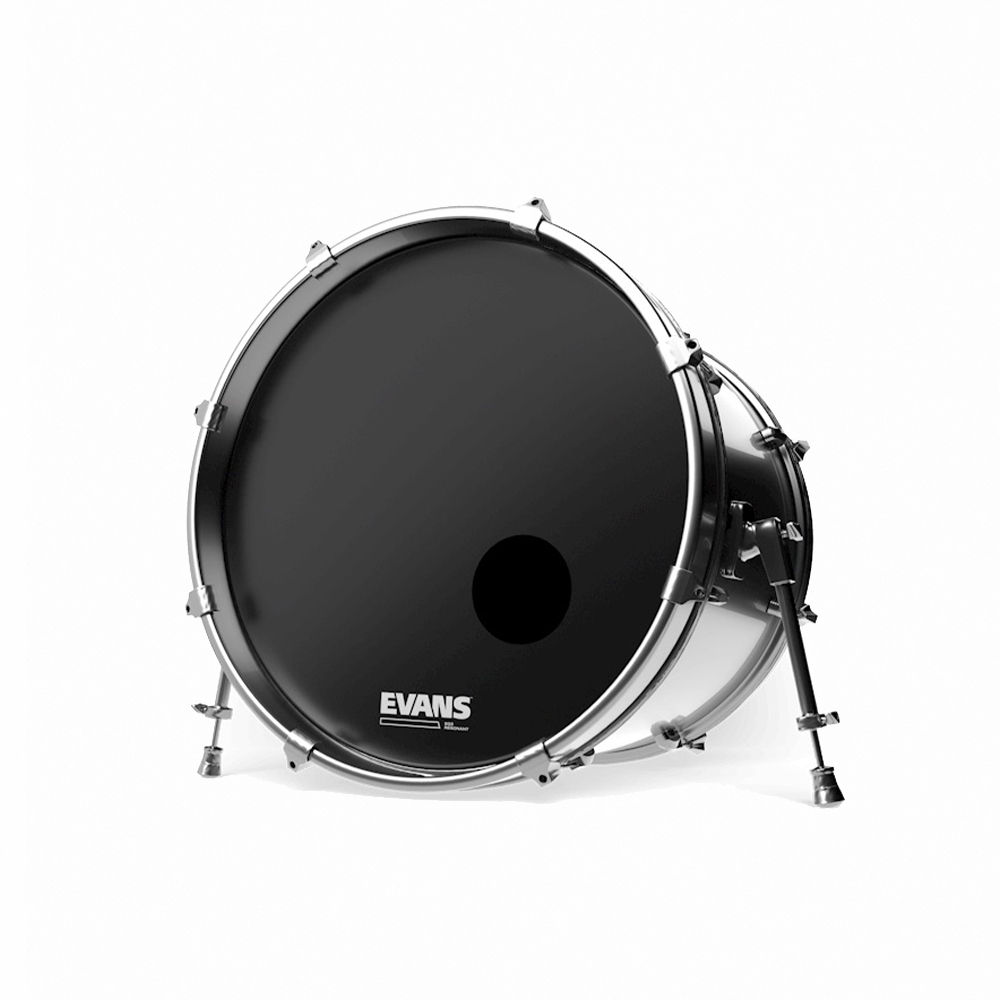 EVANS BD22RB EQ3 22'' 黑色面鼓皮/挖洞款【敦煌樂器】, , large