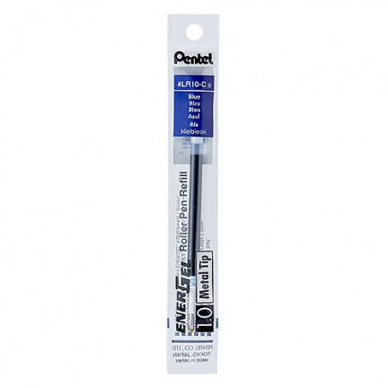【 Pentel 飛龍 】極速鋼珠筆芯 (砲彈筆頭) 1.0mm 12支/盒 LR10   -  多款可選