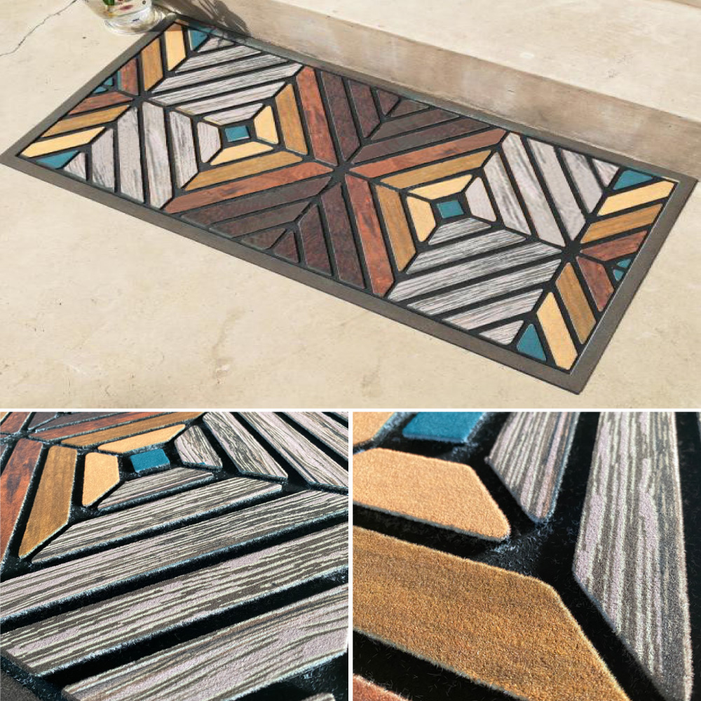 【G+居家】橡膠植絨戶外地墊(迎賓地墊/入門墊/刮沙地墊/玄關墊), , large