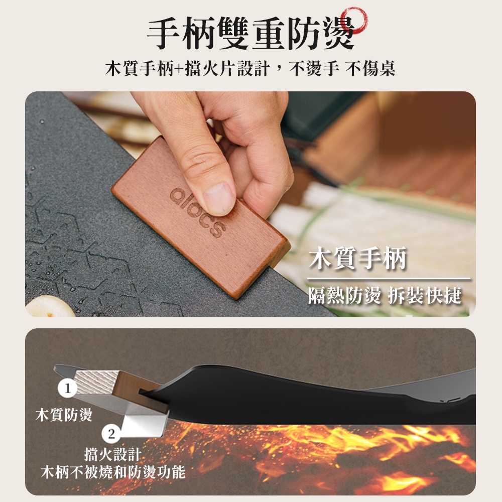 【APEX】戶外露營瓦片式烤盤, , large