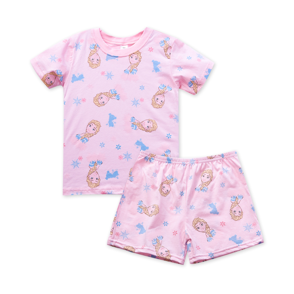 (多款)Disney迪士尼 冰雪奇緣 純棉短袖套裝【旺達棉品】FZ-NF003, , large