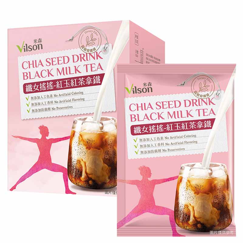 【米森 vilson】Chih Seed Drink Black Milk Tea