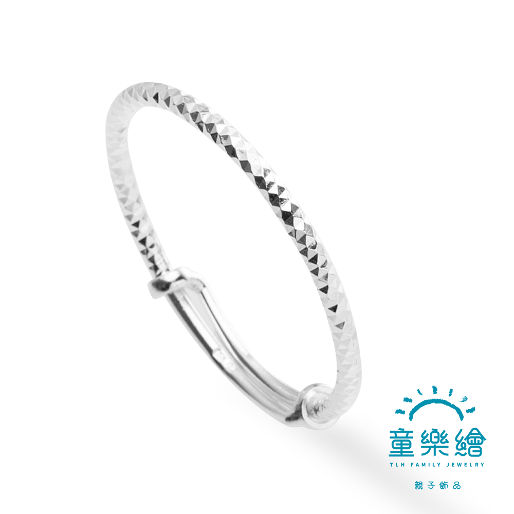 【童樂繪金飾】兒童純銀手鐲手環 經典機刻 (彌月銀飾 滿月禮 寶寶足銀), , large