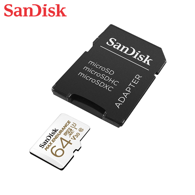 SanDisk MAX ENDURANCE 64G UHS-I V30 U3 microSDXC, , large