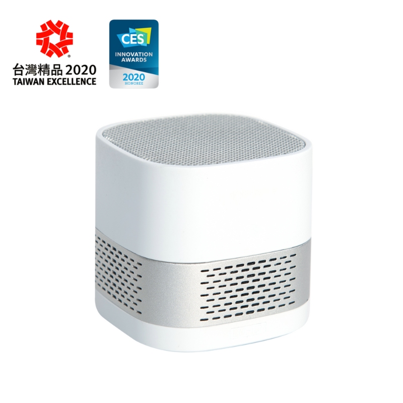 【蒔器LUFTQI】LUFT Cube 隨行個人空氣淨化器-銀色兩入組, 銀, large