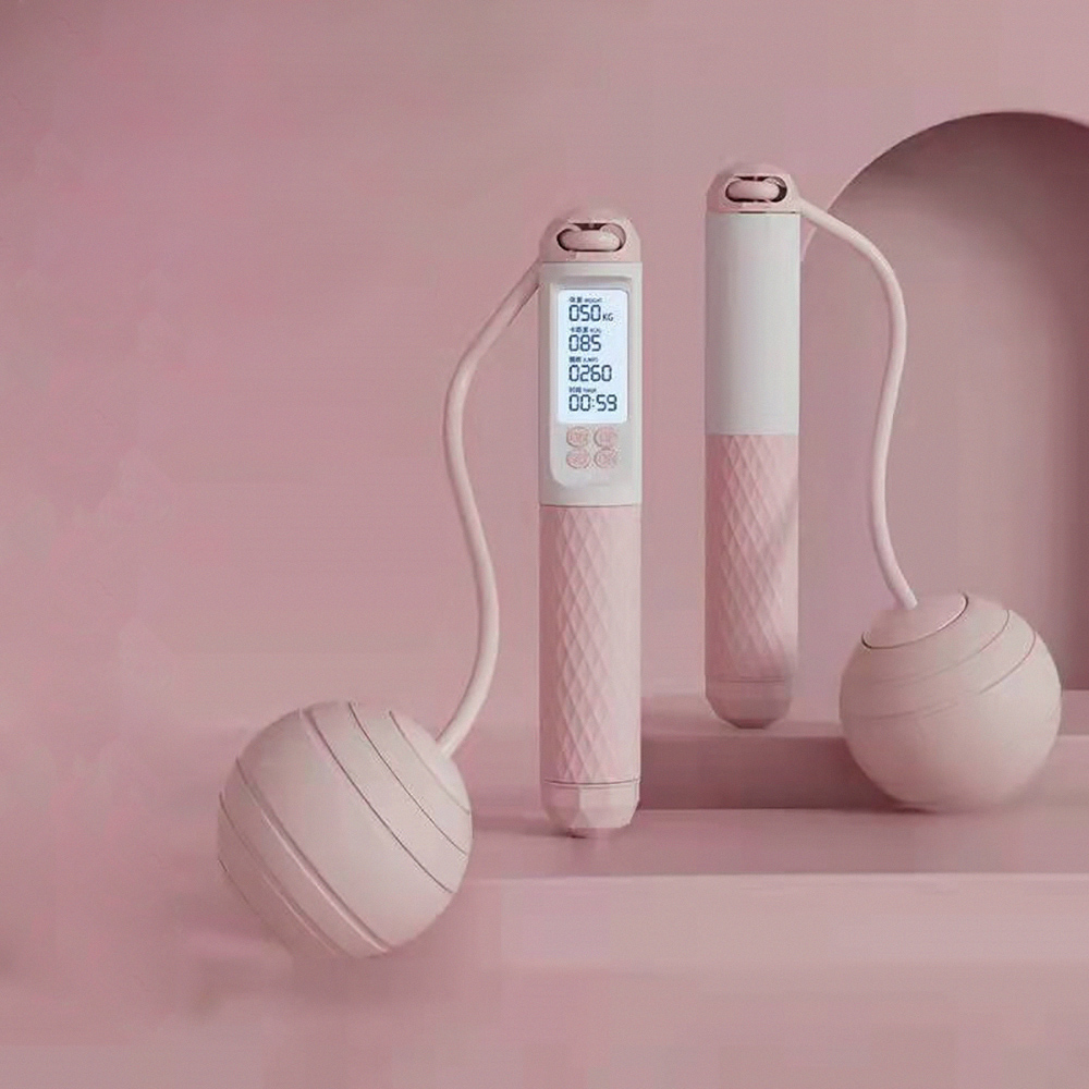 Dolcevita-智慧型馬卡龍計數跳繩-健康粉, , large