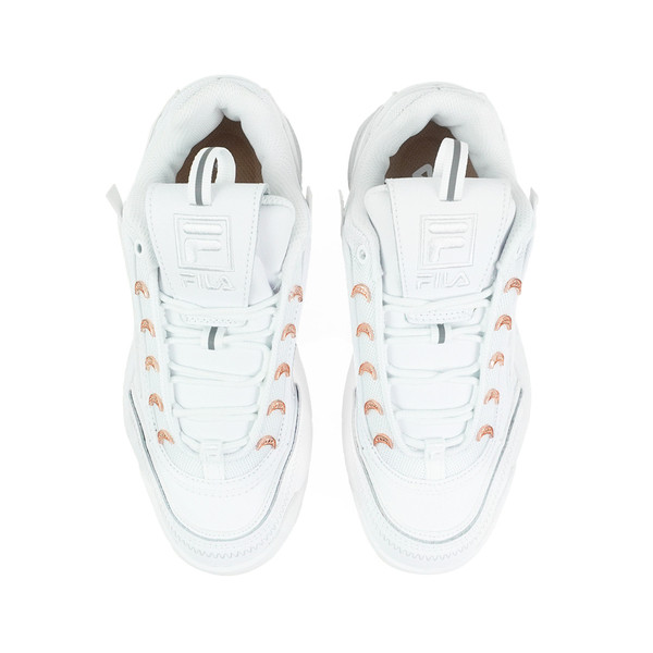 Kixpress-Fila Disruptor II EXP 女 運動休閒鞋 鋸齒鞋 老爹鞋 復古 厚底 白 [5-C609W-136], , large