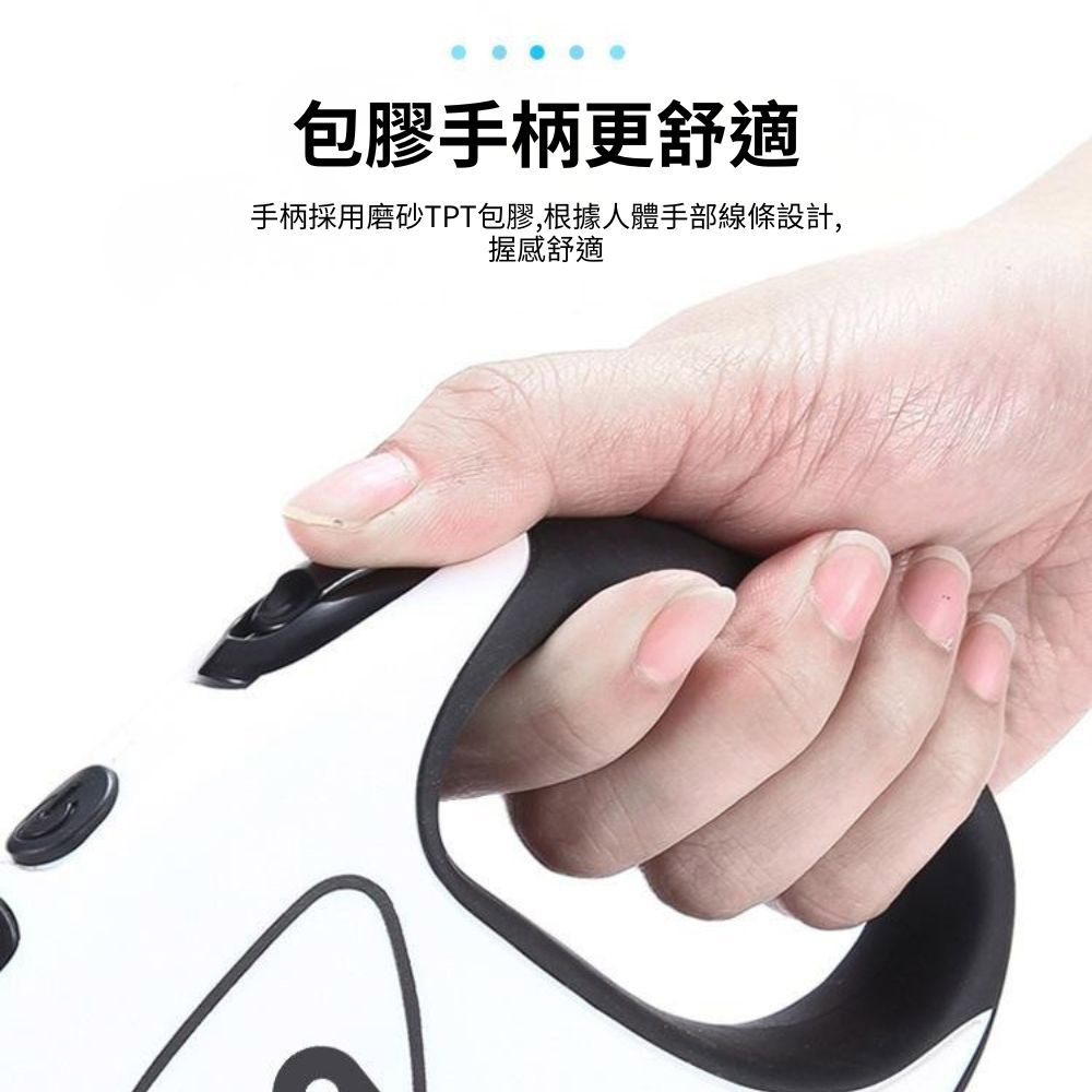 LED發光寵物自動伸縮牽引繩/黑色/3米, , large