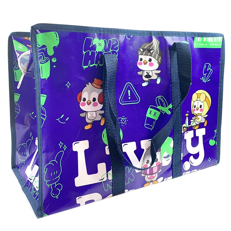 樂企鵝購物收納袋-16吋, , large