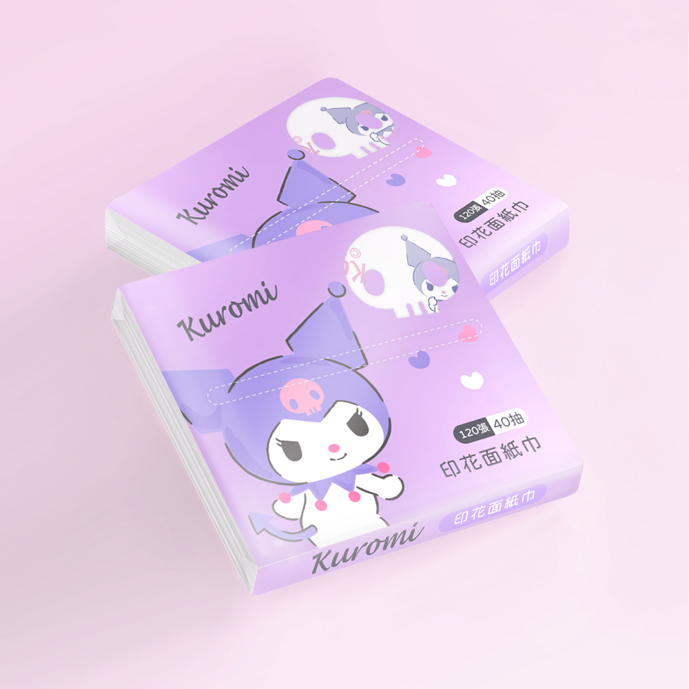 三麗鷗三層袖珍面紙(40抽)【旺達棉品】, , large