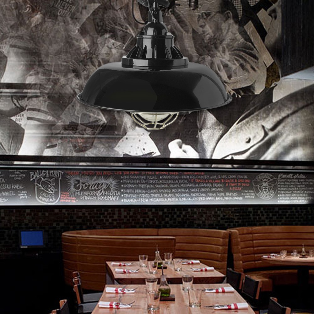 【H&R安室家】 40x32cm船用鑄鐵吊燈 ZA0129, , large