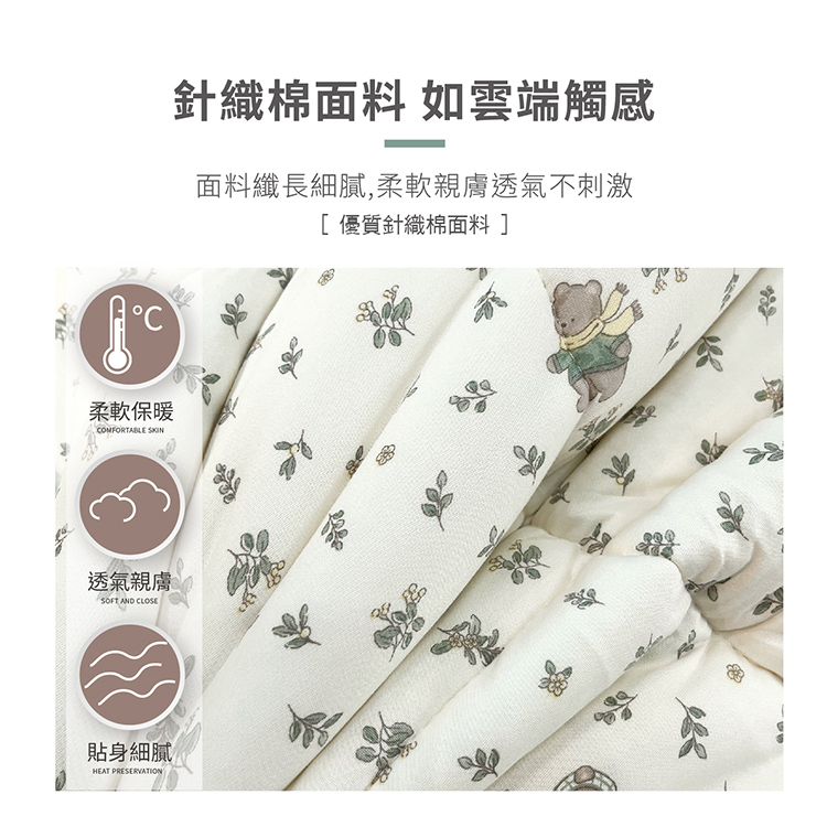 VICTORIA 針織棉保暖可水洗雙人四季被/棉被, , large