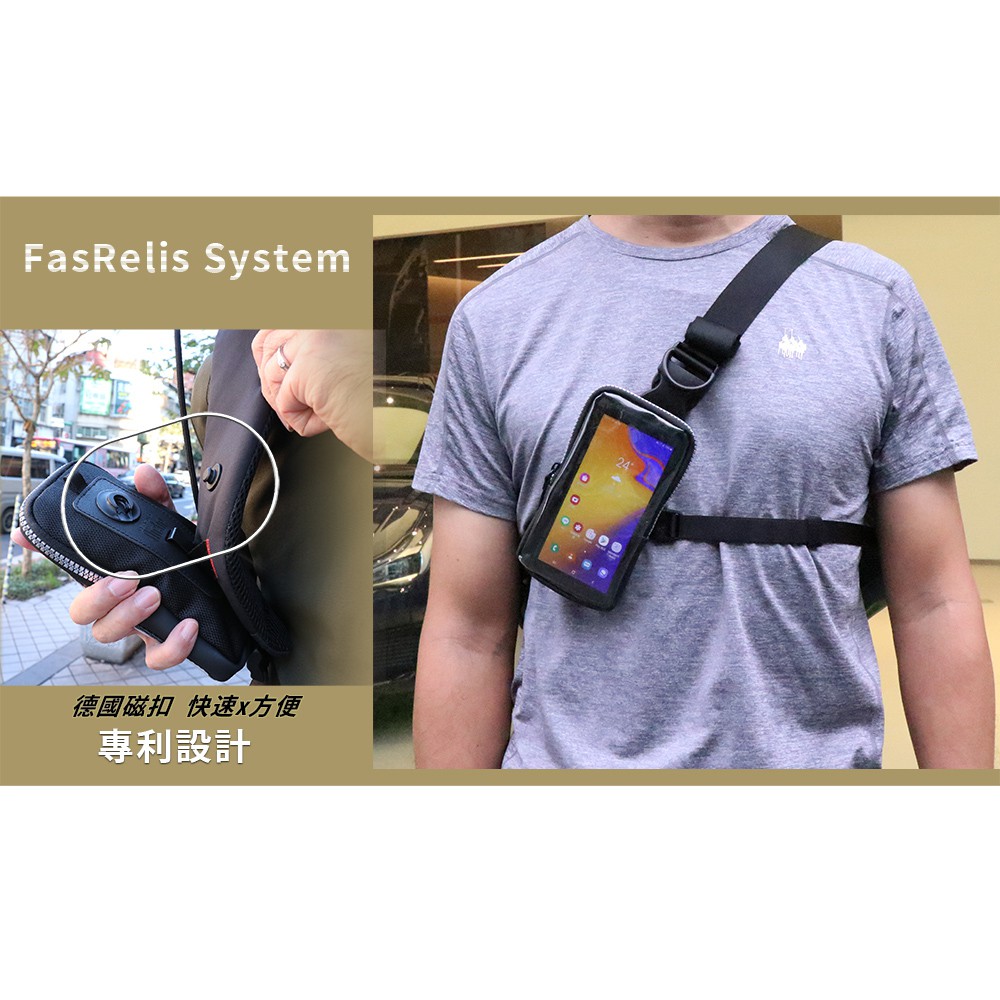 【Niche 樂奇】 透明PVC觸控手機包 N-19806 導航手機袋 (附一條頸掛/肩背帶), , large