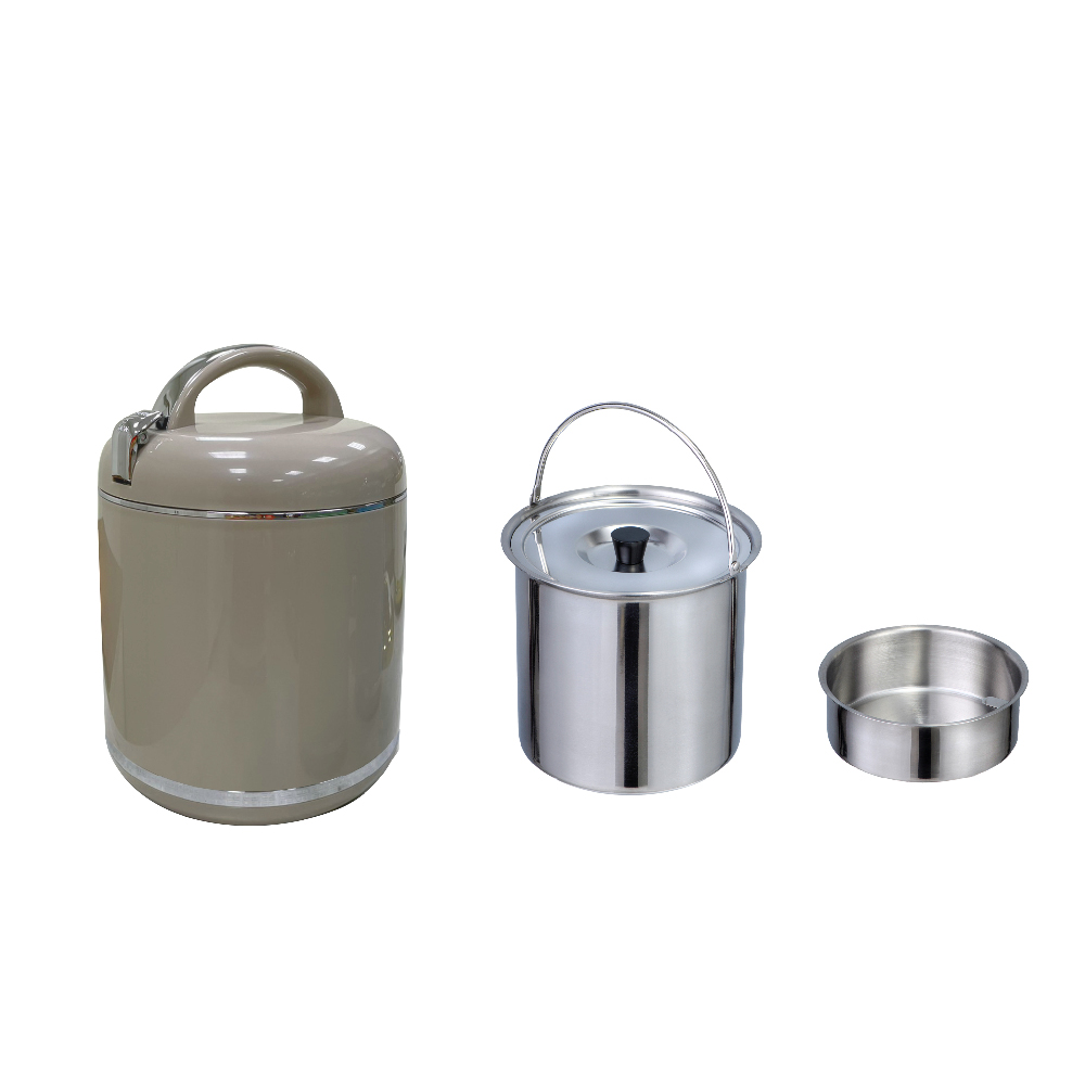 【GOLDEN FIRE 火牌】燜燒鍋 暖灰 2.0L-IH爐可用鍋(燜燒鍋 保溫 保冷 手提 不鏽鋼 台灣製造), , large