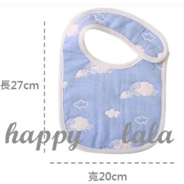 [Kaimei Cotton Industry] 12 in the group, random and excellent, spot in Taiwan! Pure cotton 6-layer gauze saliva towel, large U-shaped bib, baby saliva towel, newborn bib, , large