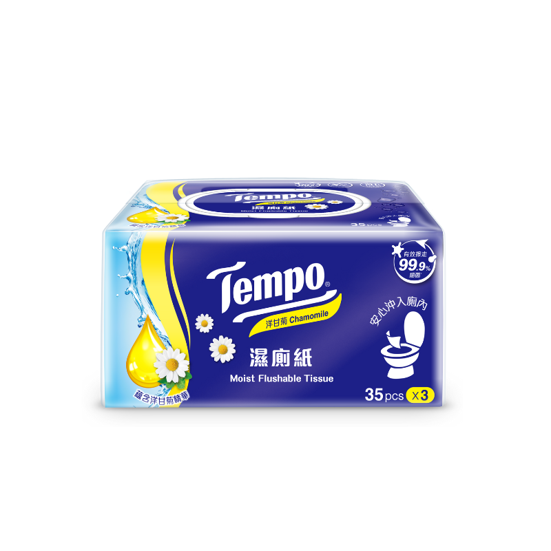 Tempo洋甘菊濕式衛生紙