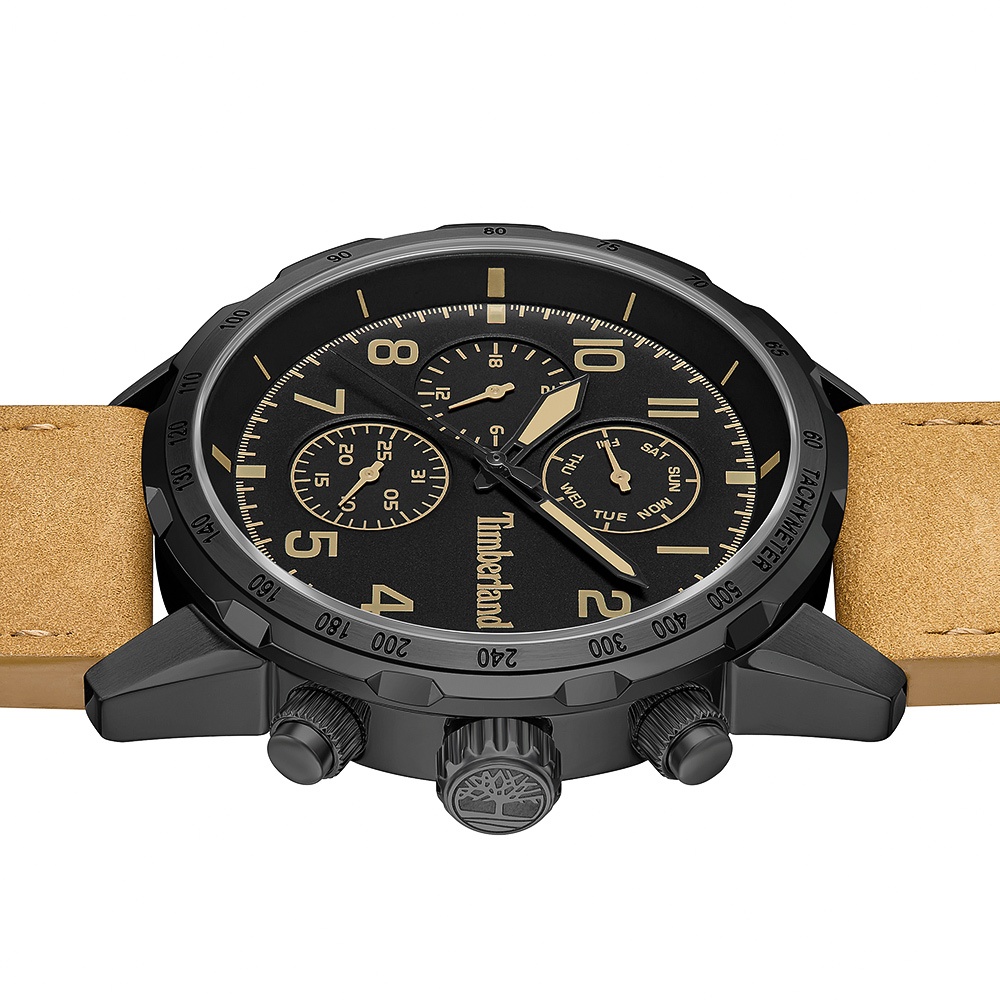 Timberland 天柏嵐 CAMPTON系列 三眼多功能手錶-黑 TDWGF0055403, , large