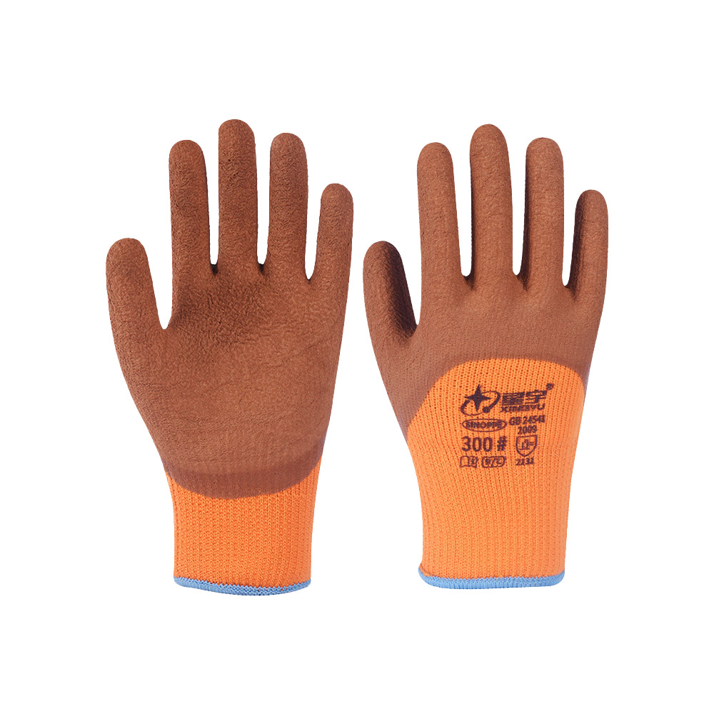 Xingyu latex thickened anti-freeze gloves, size 300, L, , large