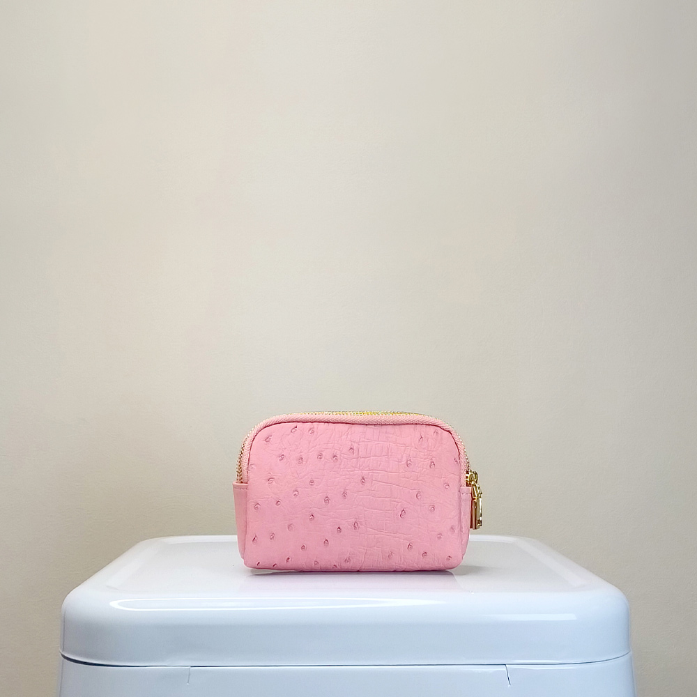 【M2nd】 Ostrich  Multipurpose purse, , large