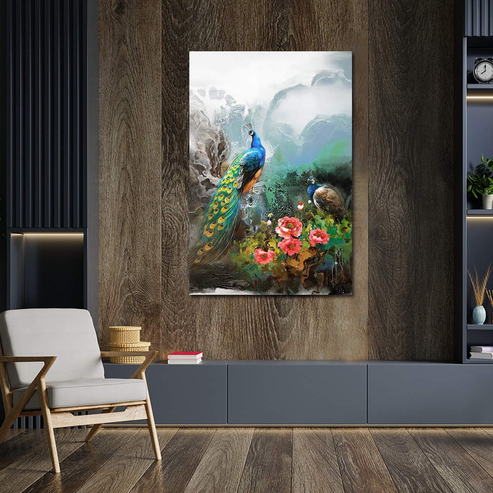 【御畫房】風華絕代 國家一級畫師手繪油畫60×90cm(VF-196), , large