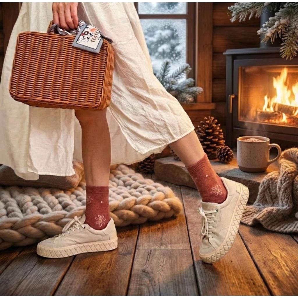 [凱美棉業] 6雙組 隨機出色 冬日必備🔥 (男/女款) 精緻保暖毛襪 防寒襪 保暖襪 毛襪 長襪 冬天襪-極簡格調款, , large