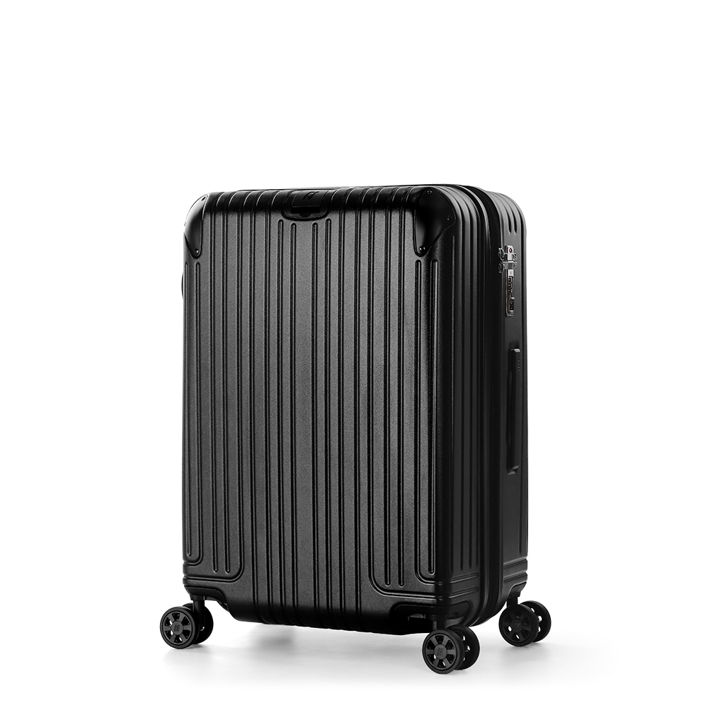 【ALLEZ】"Too Late to Meet III" 25-inch Expandable Luggage with Metal Corner Guards Classic Black, 經典黑, large