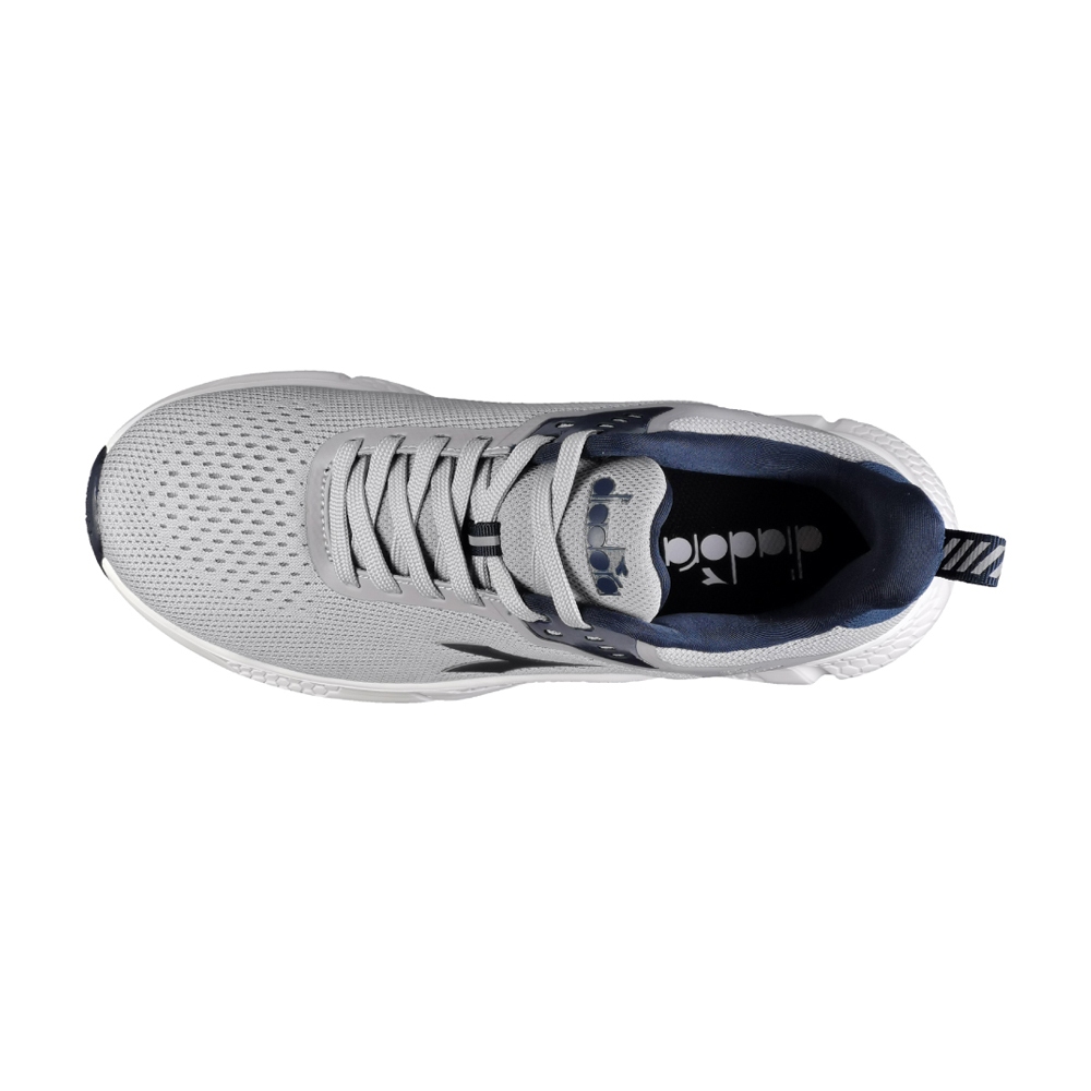 DIADORA迪亞多那 輕量專業慢跑鞋 男運動鞋 男鞋 寬楦 高腳背 反光 透氣 TPU 康特杯 回彈 緩震鞋墊 灰 黑, , large