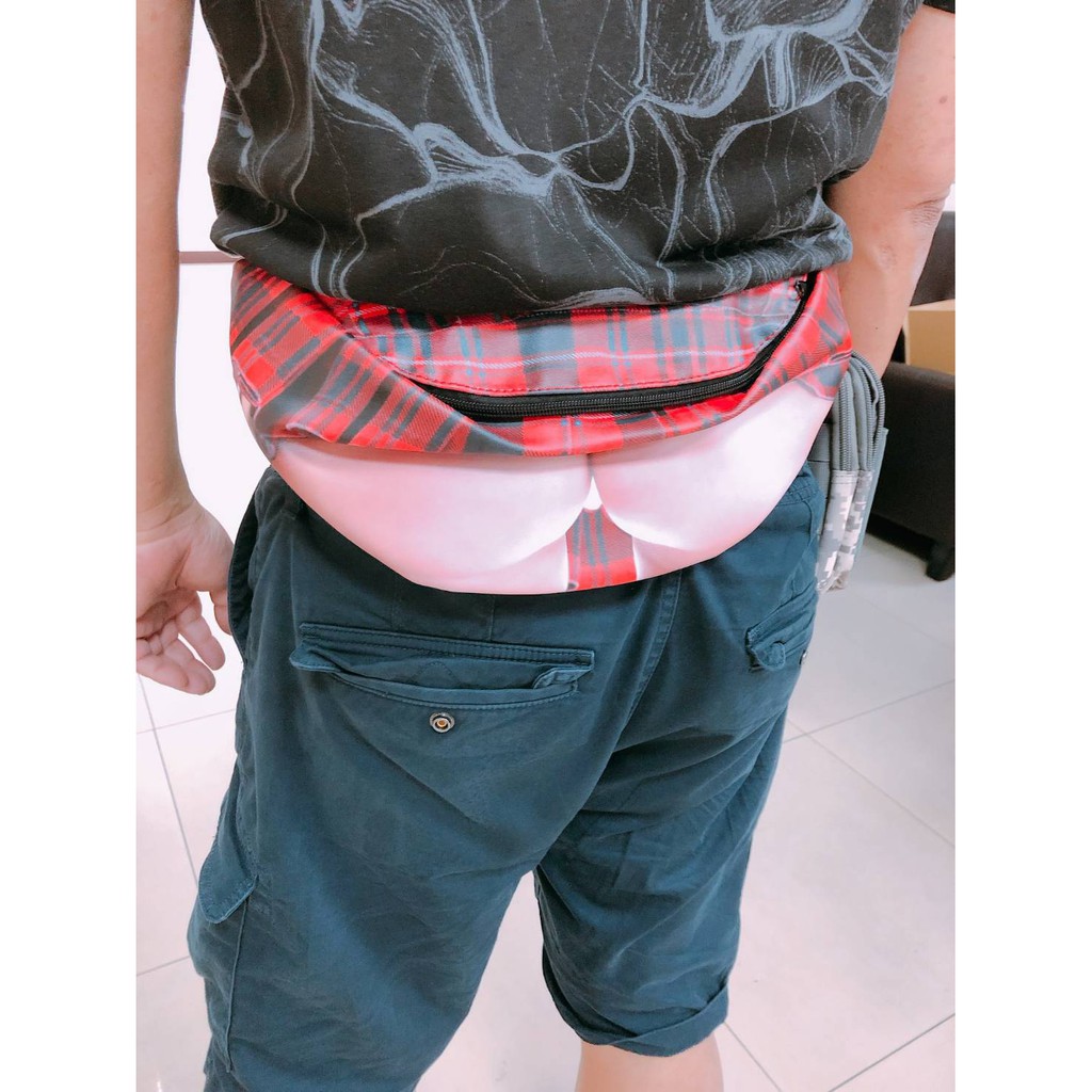 GS MALL 造型防盜腰包 造型包 防盜包 腰包 包包 胸包, , large