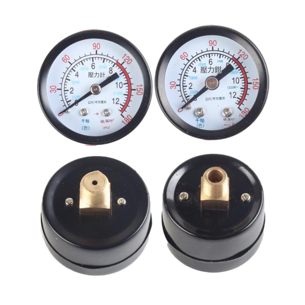 Y50 Horizontal 2-Minute Pressure Gauge, , large