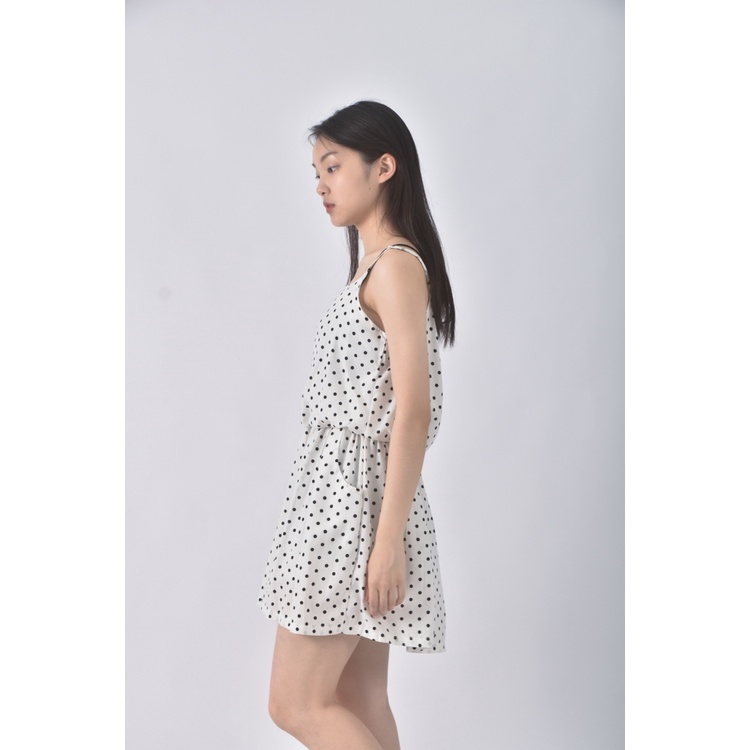 (S) liang質感吊帶白色洋裝二手衣, , large