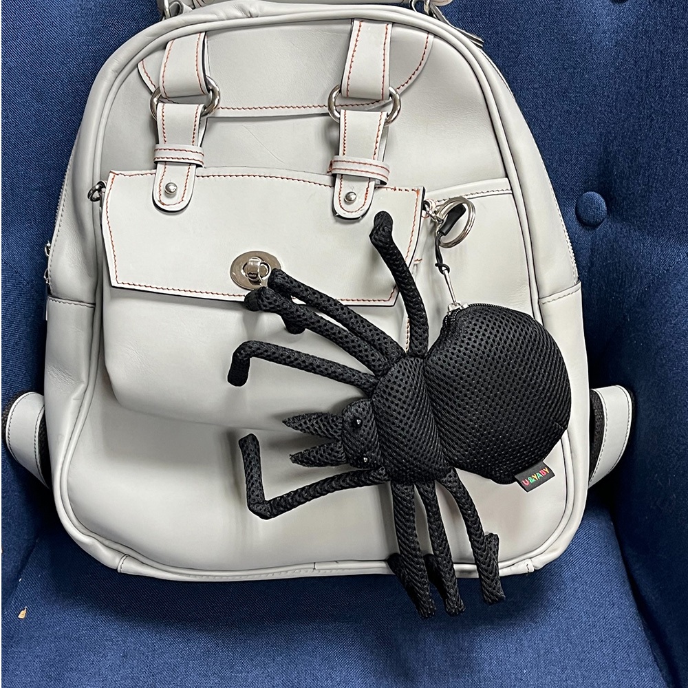 【生活好室】蜘蛛零錢包 零錢包  蜘蛛斜背包 後背包吊飾 吊飾包包 零錢包掛飾 零錢包吊飾 包包吊飾 吊飾零錢包, , large