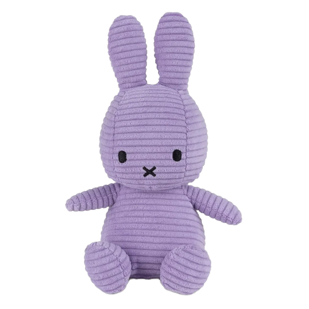 【Bon Ton Toys Miffy 米菲兔】ECO燈芯絨填充玩偶23cm #丁香紫, , large