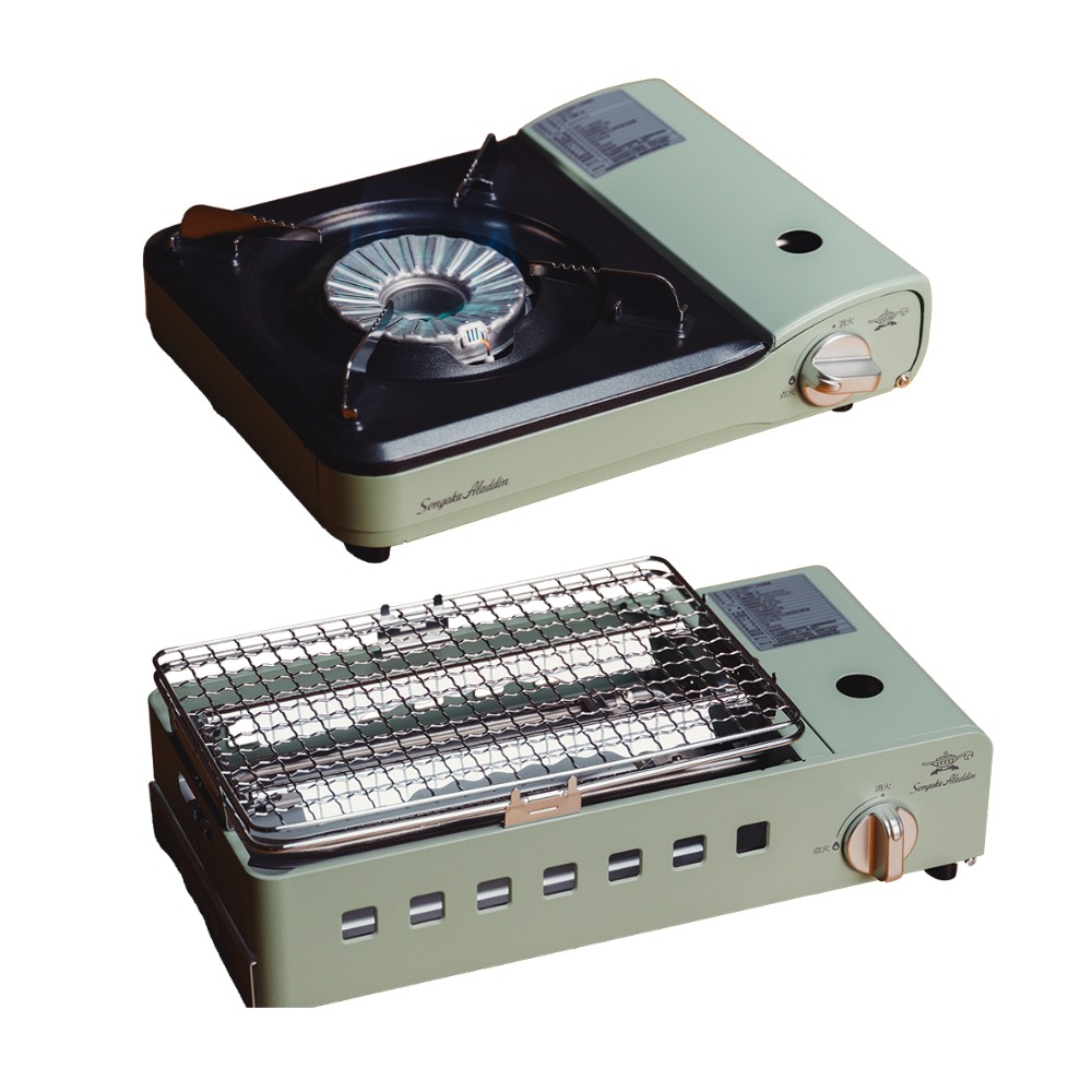 【可易家電】日本Sengoku Aladdin千石阿拉丁經典美型小火伴｜節能卡式雙爐🔥🔥, , large