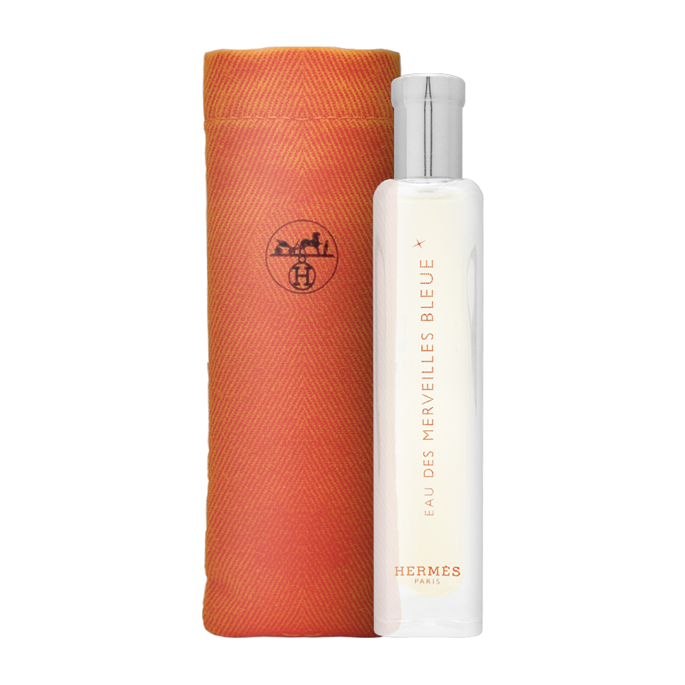 【Hermes愛馬仕】Eau des Merveilles Bleue 藍色橘彩星光淡香水 15ml #布袋裝
