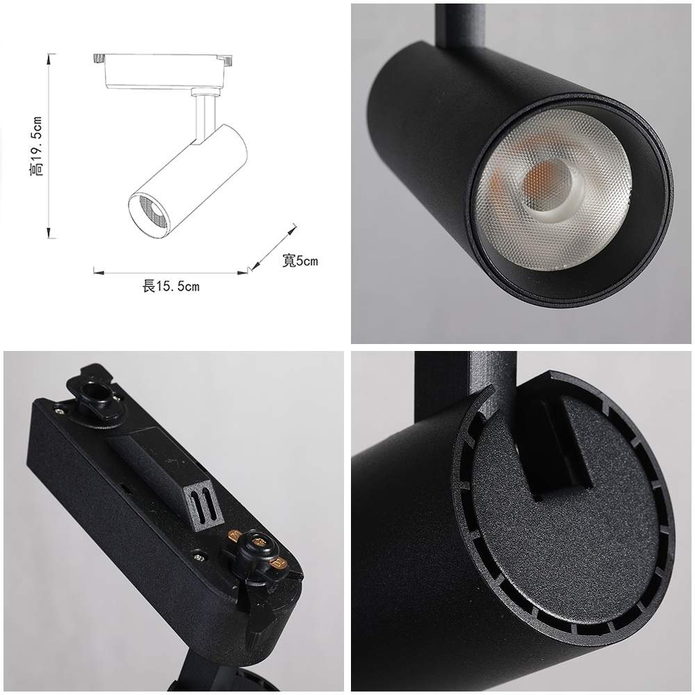 【卡米達】18W LED 軌道燈 黃光(CA1915BK-3000K), , large