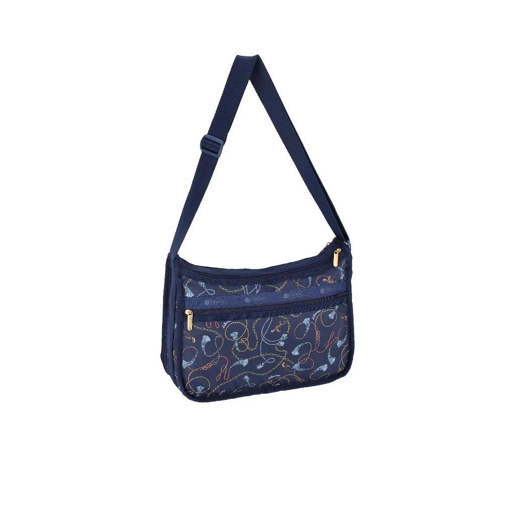 LeSportsac  DELUXE EVERYDAY BAG 奢華斜背包 -湛藍海鍊, , large