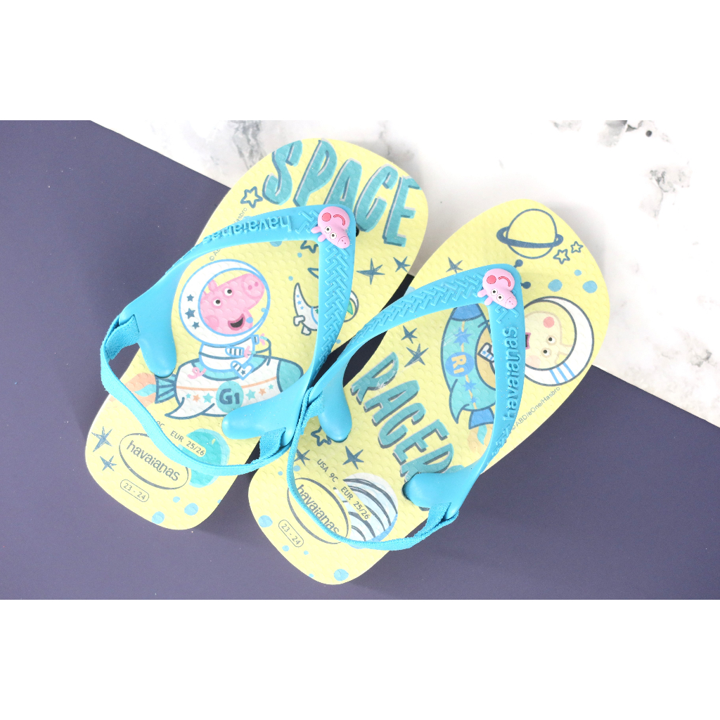 [巴拉娜巴西人字拖專賣店]中壢實體店面Havaianas哈瓦仕 童鞋 BABY PEPPA PIG 佩佩豬  沙灘 海灘 海邊2024, , large