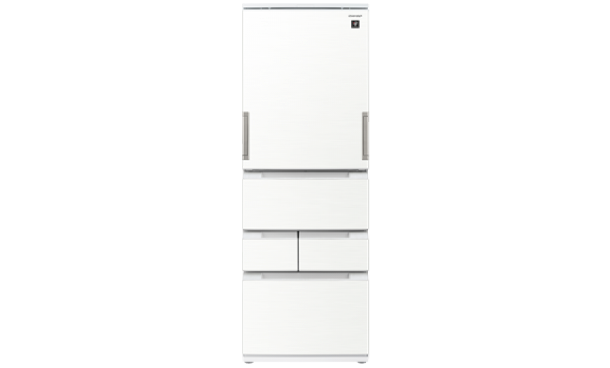 SHARP 夏普 SJ-PW46KT-W 457L自動除菌離子左右開任意門五門變頻冰箱 雅典白, , large