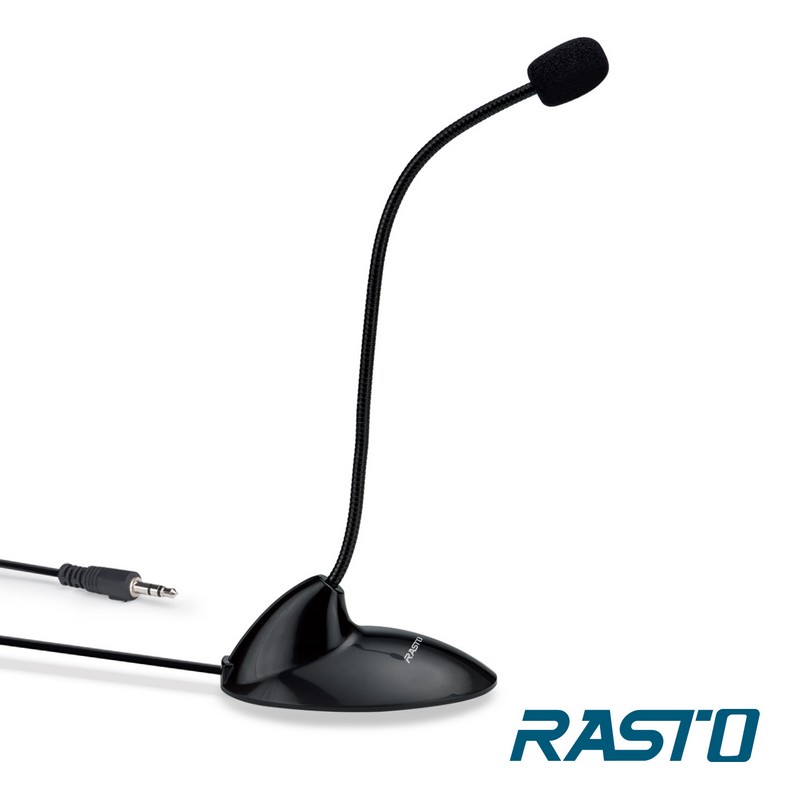 RASTO RS21 高感度桌上型360度彎管麥克風, , large