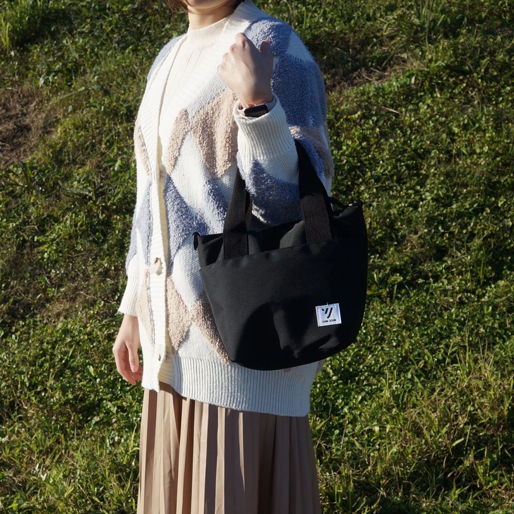 【YUNJOIN】TWILL-Handbag and side backpack, , large