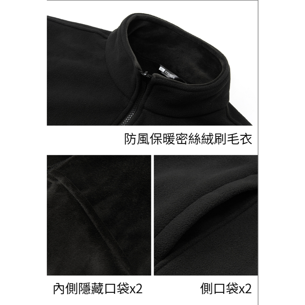 【天天免運】DZRZVD 杜戛地230865男款兩件式外套～防風防水外套+密絲絨刷毛衣～防水防風保暖、YKK拉鍊、銀狐絨, , large