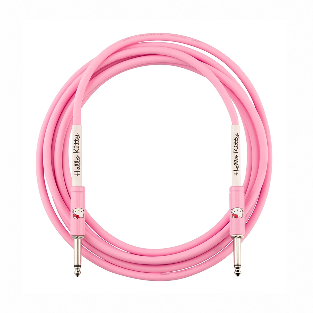 【預購】Fender x Hello Kitty Pink Original Cable 聯名款導線【敦煌樂器】, , large