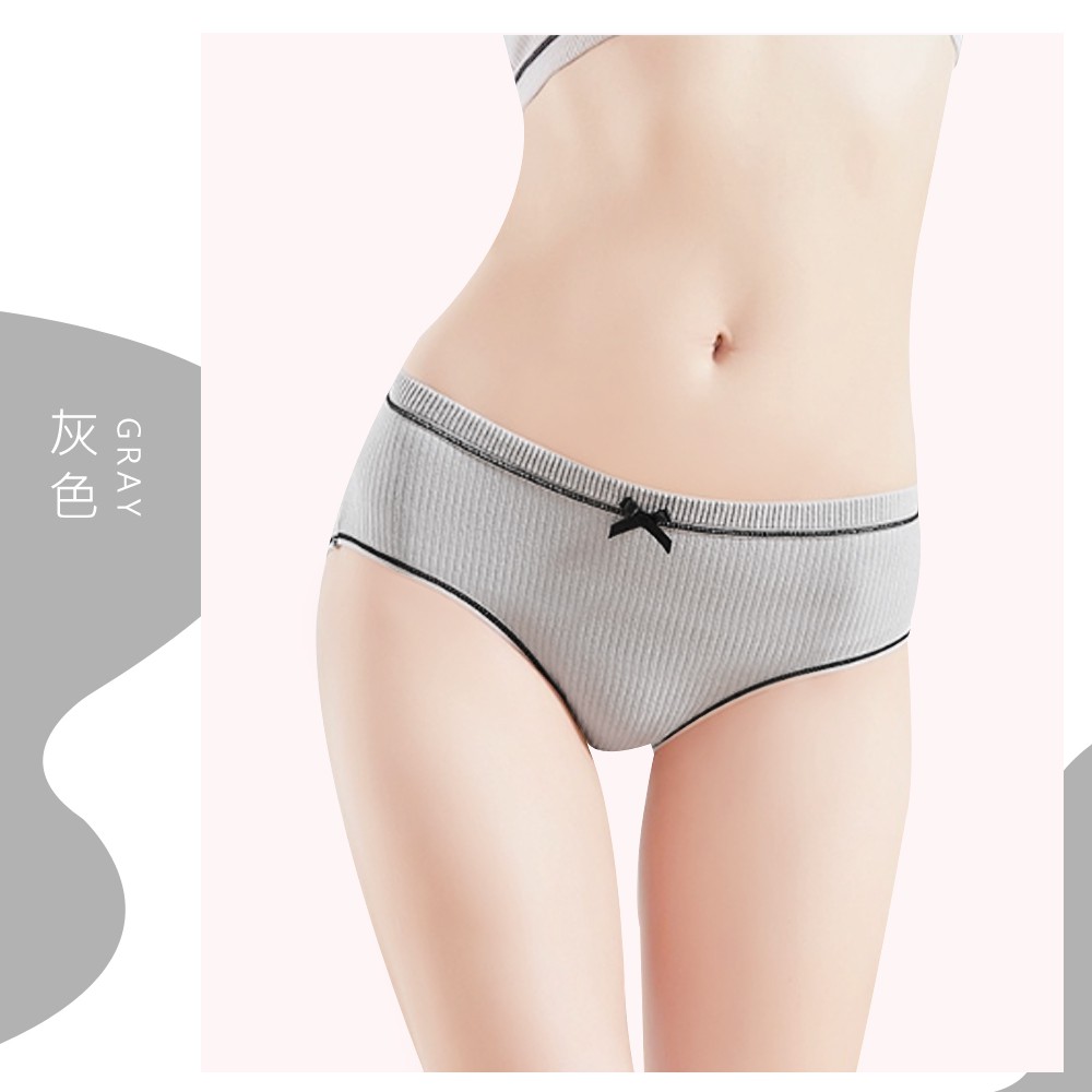 【K's凱恩絲】日系清新棉柔少女三角內褲-6件組, , large
