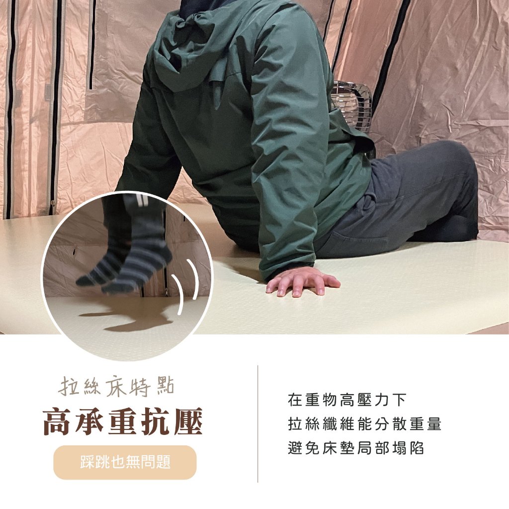 【Treewalker】星空夜語拉絲床200X140CM TPU充氣床 翻身無感 可承重200kg 露營, , large