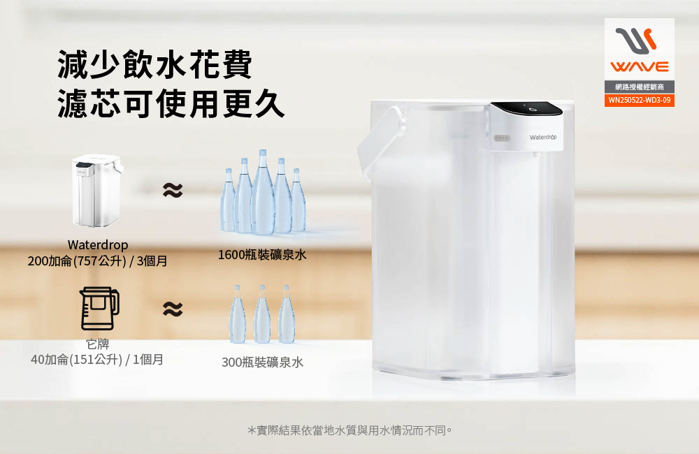 Waterdrop Electric water filter kettle 3.5L ED01, , large
