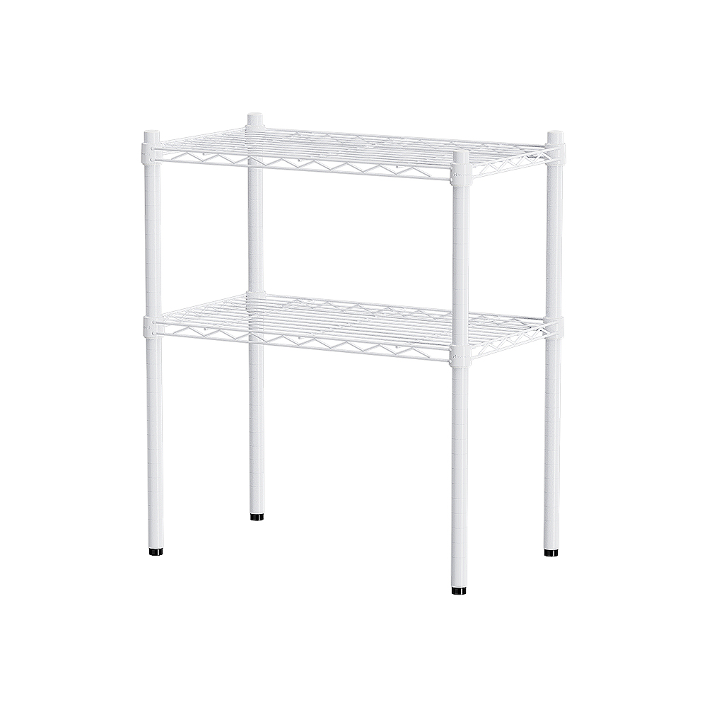 【Y HOUSE】60x45x75cm Lightweight Two-layer Iron Rack Iron Rack Shelf-Painted White, , large