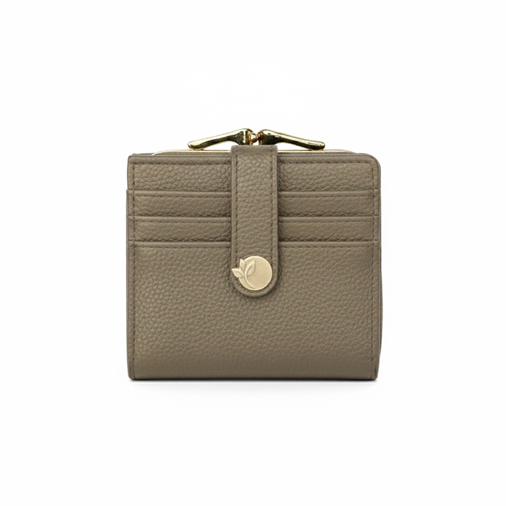 LEAFIN 經典卡片夾口金包-黑色 仕女 皮夾 女夾 卡片收納 人氣女用皮夾 女夾, , large