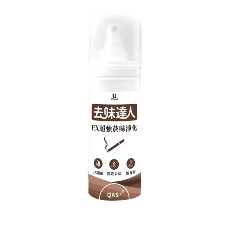 【任e購】去味達人-消臭噴霧-Ex超強煙味淨化200g/入*2入, , large