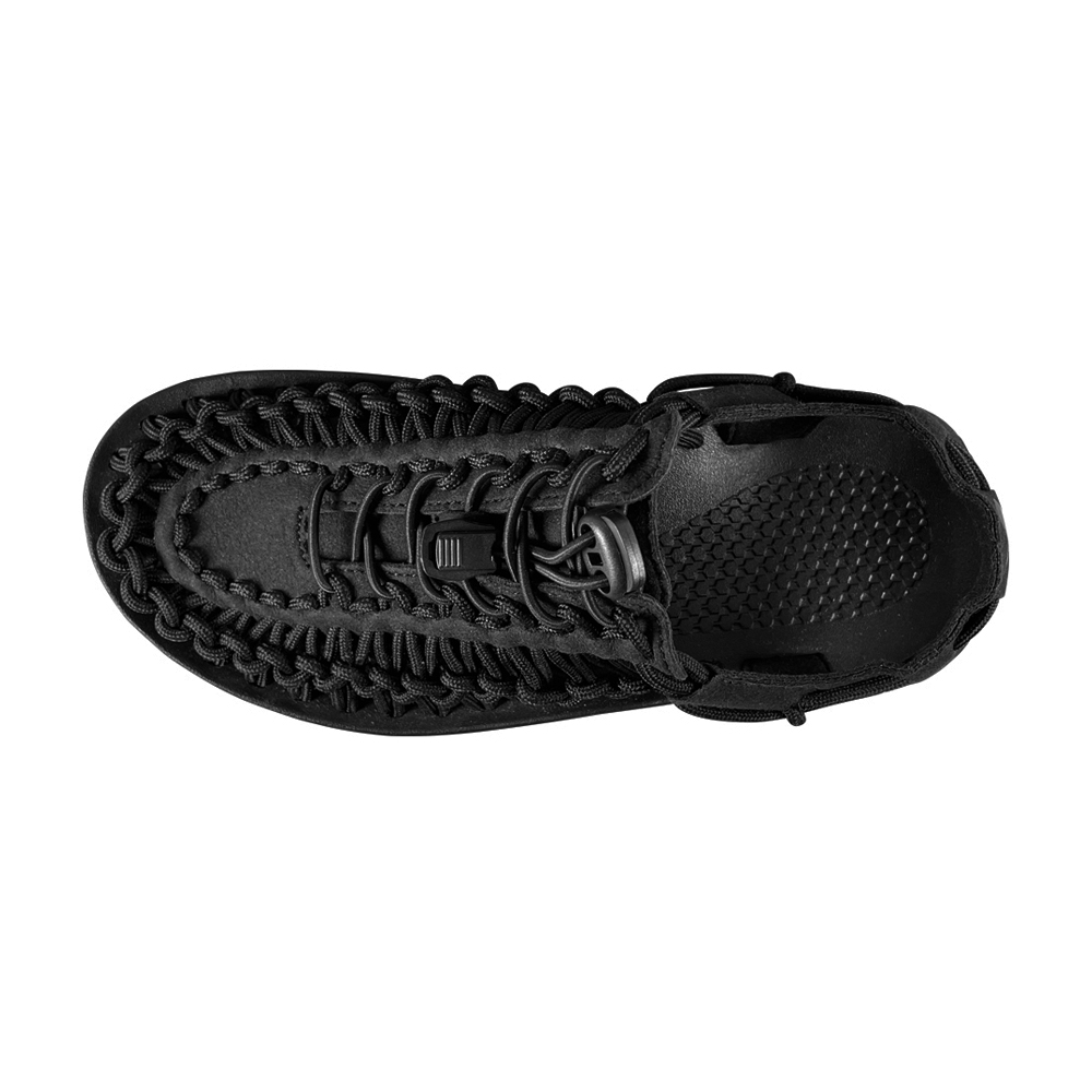 DIADORA迪亞多那 水陸兩用編織涼鞋 男鞋 簡約 時尚 休閒 易乾 束扣 彈性 輕量 吸震 排水 耐磨 防滑 黑, , large