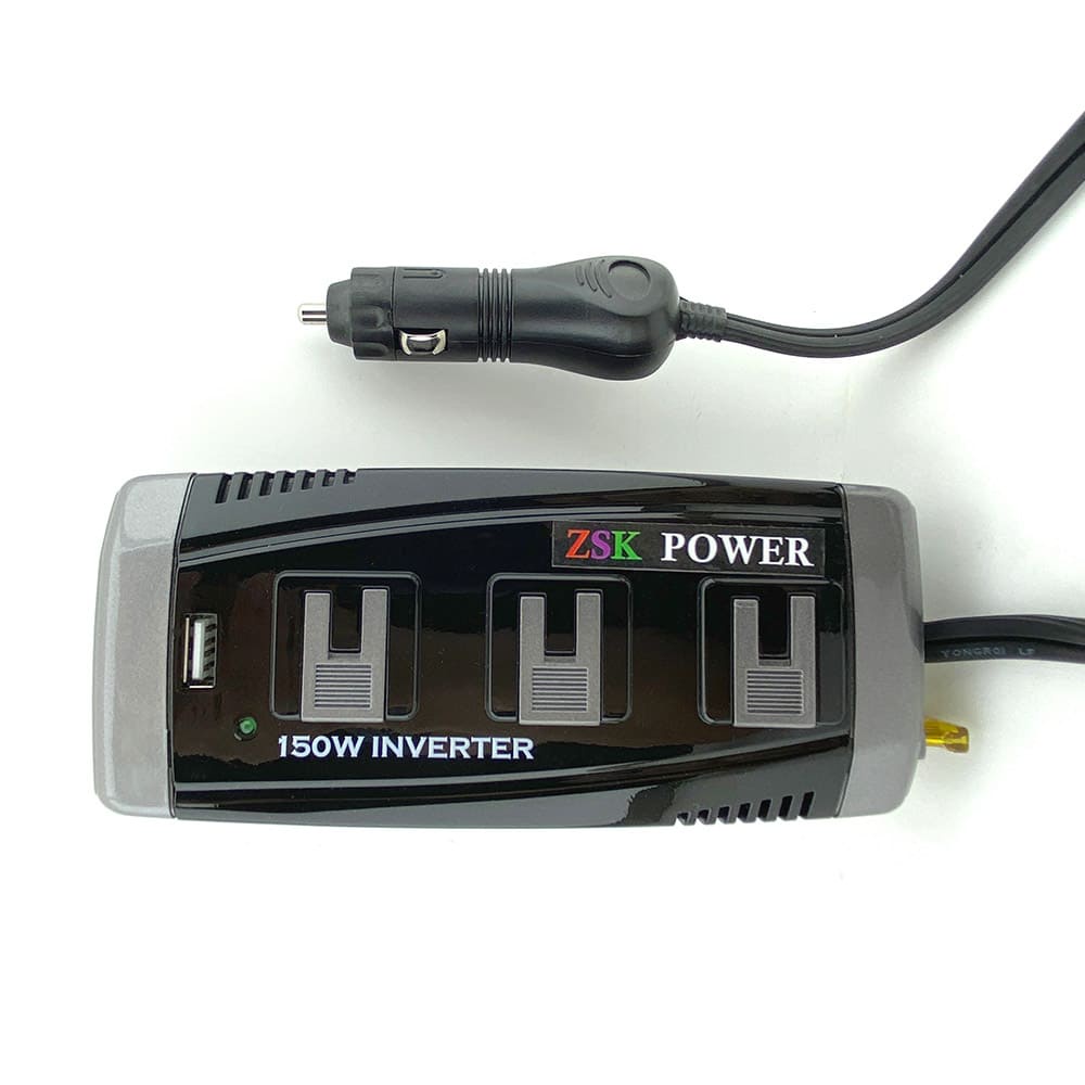 ZSK POWER 150W車用電源轉換器 (3孔插座) DC12V TO AC110V, , large